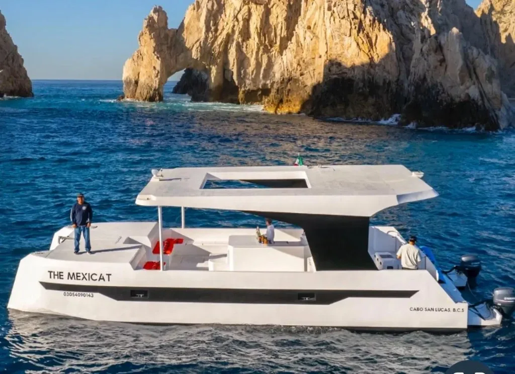 Mexicat catamaran — private Cabo San Lucas boat rental for groups
