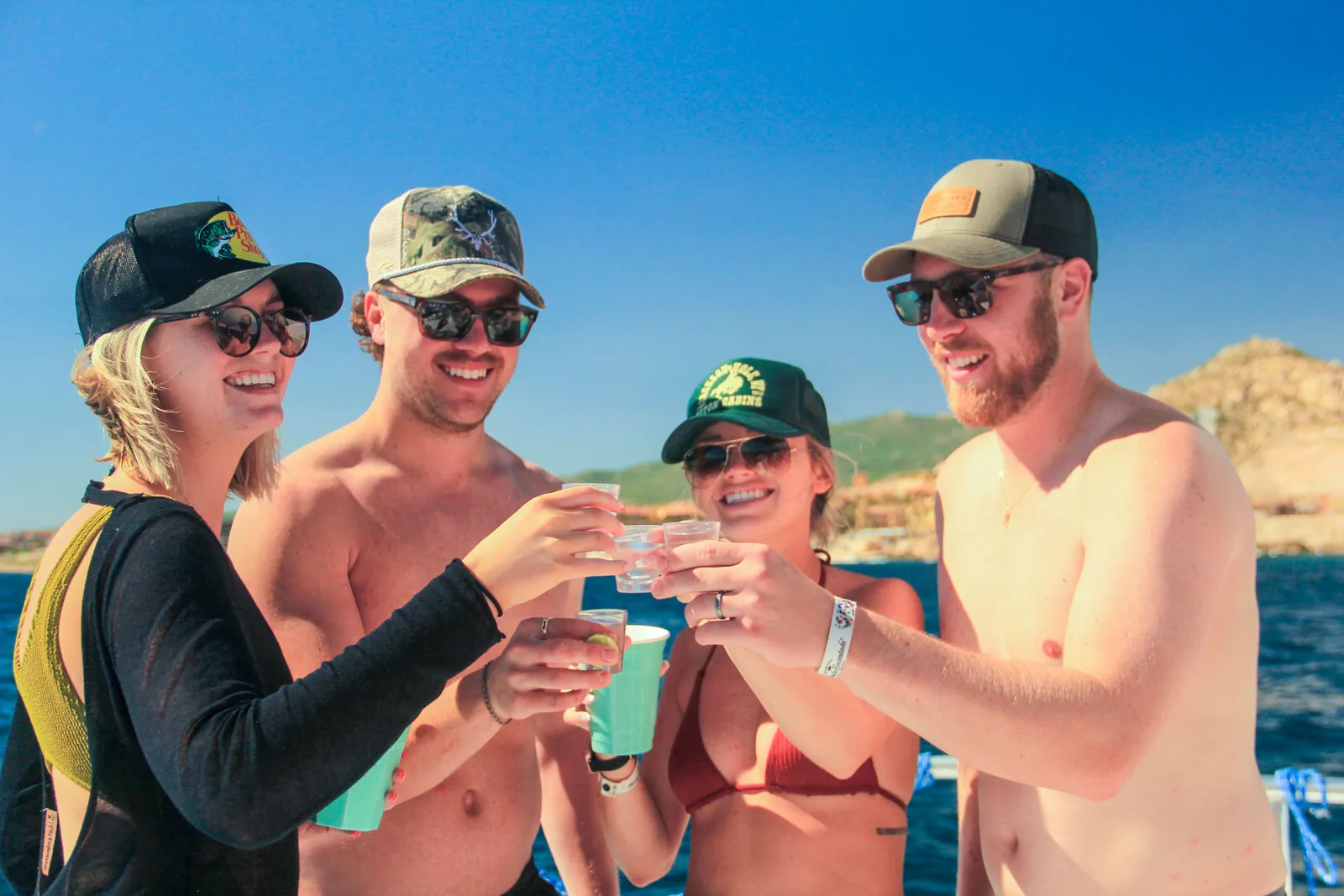 La Gringa Cabo — official 40ft private catamaran at The Arch in Cabo San Lucas