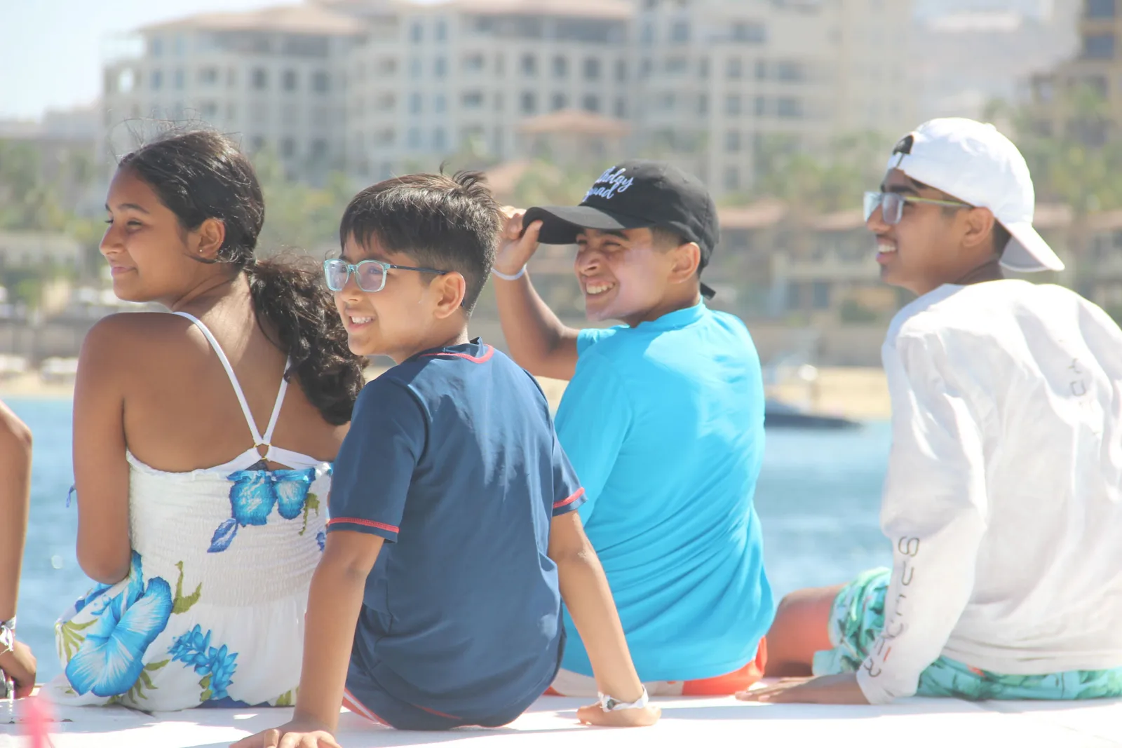 La Gringa Cabo — official 40ft private catamaran at The Arch in Cabo San Lucas