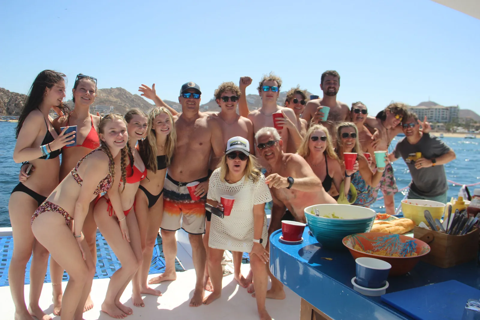 La Gringa Cabo — official 40ft private catamaran at The Arch in Cabo San Lucas
